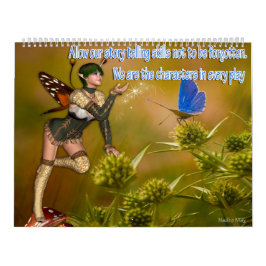 Fantastische verhalen vertellen kalender