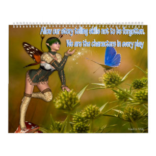 Fantastische verhalen vertellen kalender