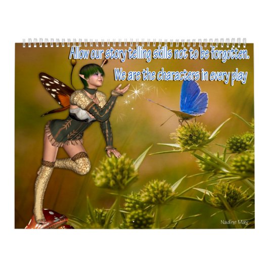 Fantastische verhalen vertellen kalender (Hoes)