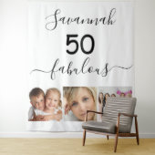 Fantastische verjaardagsfotoverrassingsfeestje wandkleed (In situ)