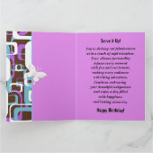 Fantastische vibe! Afro-Amerikaanse verjaardag! Kaart (Binnen)