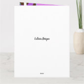 Fantastische vibe! Afro-Amerikaanse verjaardag! Kaart (Achterkant)