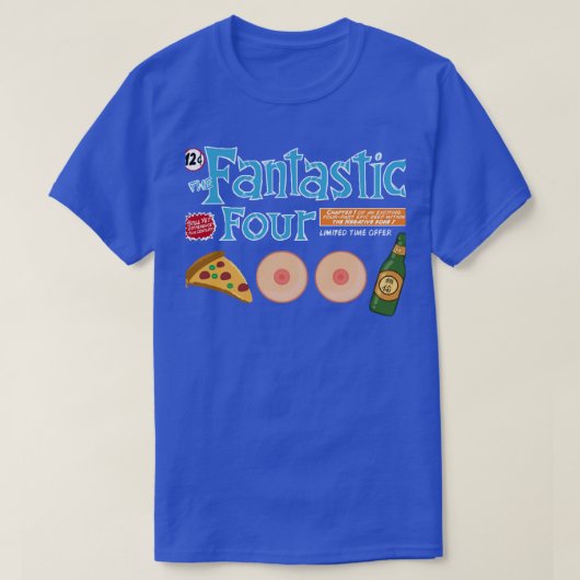 FANTASTISCHE VIER IN HET ECHTE LEVEN T-SHIRT (Design voorkant)