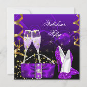 Fantastische vijftig Paarse zolderpartij op hoog n Kaart (Voorkant)