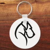 Fantastische vingertag sleutelhanger (Voorkant)