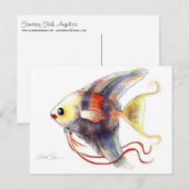 Fantastische vis: Angelica Briefkaart (Voorkant / Achterkant)