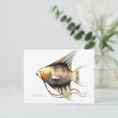 Fantastische vis: Angelo Post Cards Briefkaart (Staand voorkant)