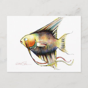 Fantastische vis: Angelo Post Cards Briefkaart