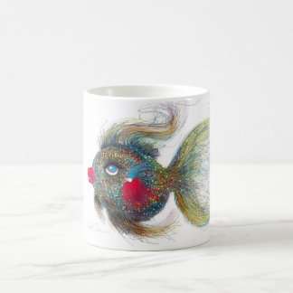 Fantastische vis: Kissiefish Koffiemok