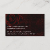 Fantastische Visitekaartjes - Donkere gotische vro (Achterkant)