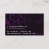 Fantastische Visitekaartjes - Donkere gotische vro (Achterkant)