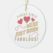 Fantastische Vissen voor Vrouwen Keramisch Ornament (Links)