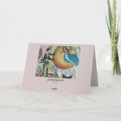 Fantastische Vlinderaars Kunst Kaart (Achterkant)