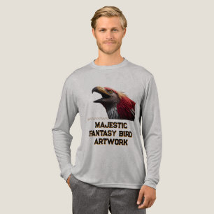 Fantastische Vogel Kunstwerken Tri-Blend Shirt