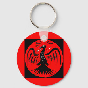fantastische vogel voor vogelvolkstip sleutelhanger