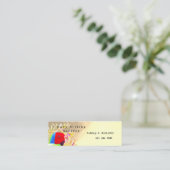 Fantastische vogels contactkaartje (Staand voorkant)