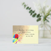 Fantastische vogels contactkaartje (Staand voorkant)