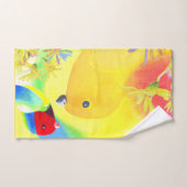 Fantastische vogels handdoek (Handdoek)