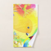 Fantastische vogels handdoek (Handdoek)