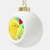 Fantastische vogels keramische bal ornament (Rechts)