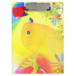 Fantastische vogels klembord