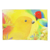 Fantastische vogels kussensloop (Voorkant)