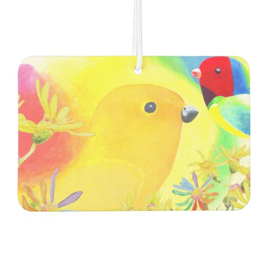 Fantastische vogels luchtverfrisser (Voorkant)