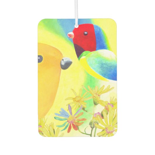 Fantastische vogels luchtverfrisser (Voorkant)