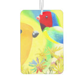 Fantastische vogels luchtverfrisser (Achterkant)