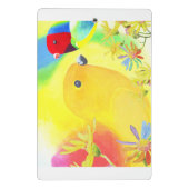 Fantastische vogels mini klembord (Achterkant)