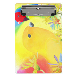 Fantastische vogels mini klembord