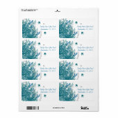 Fantastische  vogels sparen de datum etiket (Full Sheet)