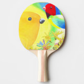 Fantastische vogels tafeltennisbatje (Voorkant)