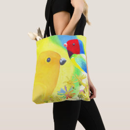 Fantastische vogels tote bag