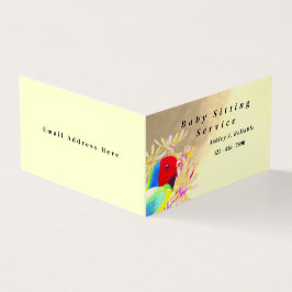 Fantastische vogels visitekaartje