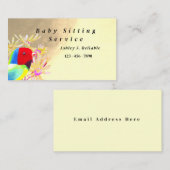 Fantastische vogels visitekaartje (Voorkant / Achterkant)