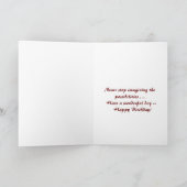 Fantastische Vrouw met Parasol Monet Tradition Kaart (Binnen)