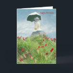 Fantastische Vrouw met Parasol Monet Tradition Kaart<br><div class="desc">In de stijl van Claude Monet een mooie Happy Birthday — veel mogelijkheden om je te personaliseren. Het zal je herinneren aan een Impressionistisch canvas. Geniet!</div>