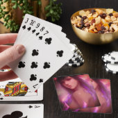 Fantastische vrouw pokerkaarten (Insitu)