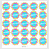 Fantastische vun-tun-taakomschrijving Stickers voo (Vel)