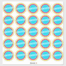 Fantastische vun-tun-taakomschrijving Stickers voo