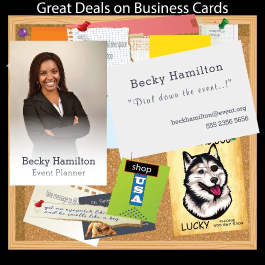 Fantastische waarde template voor evenementenplann visitekaartje