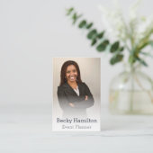 Fantastische waarde template voor evenementenplann visitekaartje (Staand voorkant)