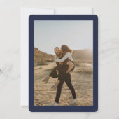 Fantastische waterverf foto bruiloft kaart (Achterkant)