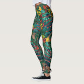 Fantastische Waterverf kerst Leggings (Links)