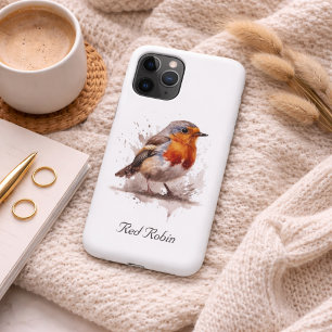 Fantastische Waterverf Rode Roodborst Kunst Case-Mate iPhone Case