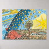 Fantastische weergave van het zonnestelsel poster (Voorkant)