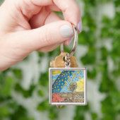 Fantastische weergave van het zonnestelsel sleutelhanger (Hand)
