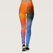 Fantastische wereld in bergen leggings (Achterkant)