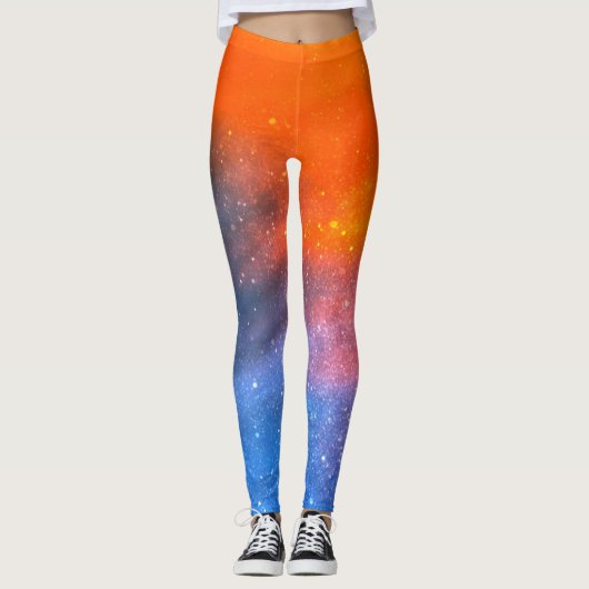 Fantastische wereld in bergen leggings (Voorkant)